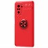 CaseUp Xiaomi Redmi K40 Kılıf Finger Ring Holder Kırmızı 2
